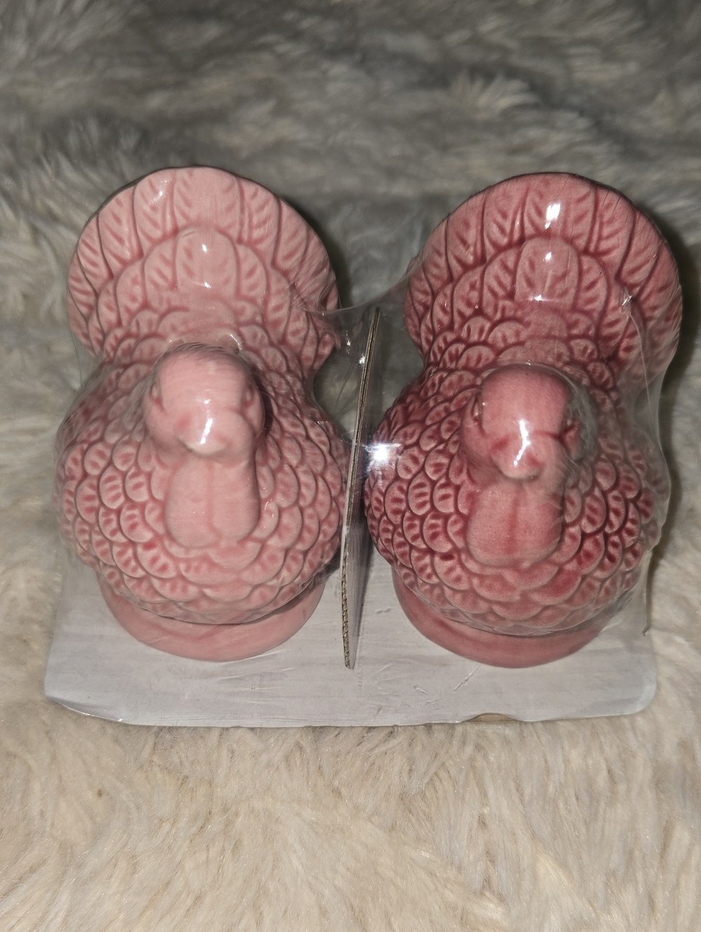 Target Pink Ceramic Turkey Salt & Pepper Set